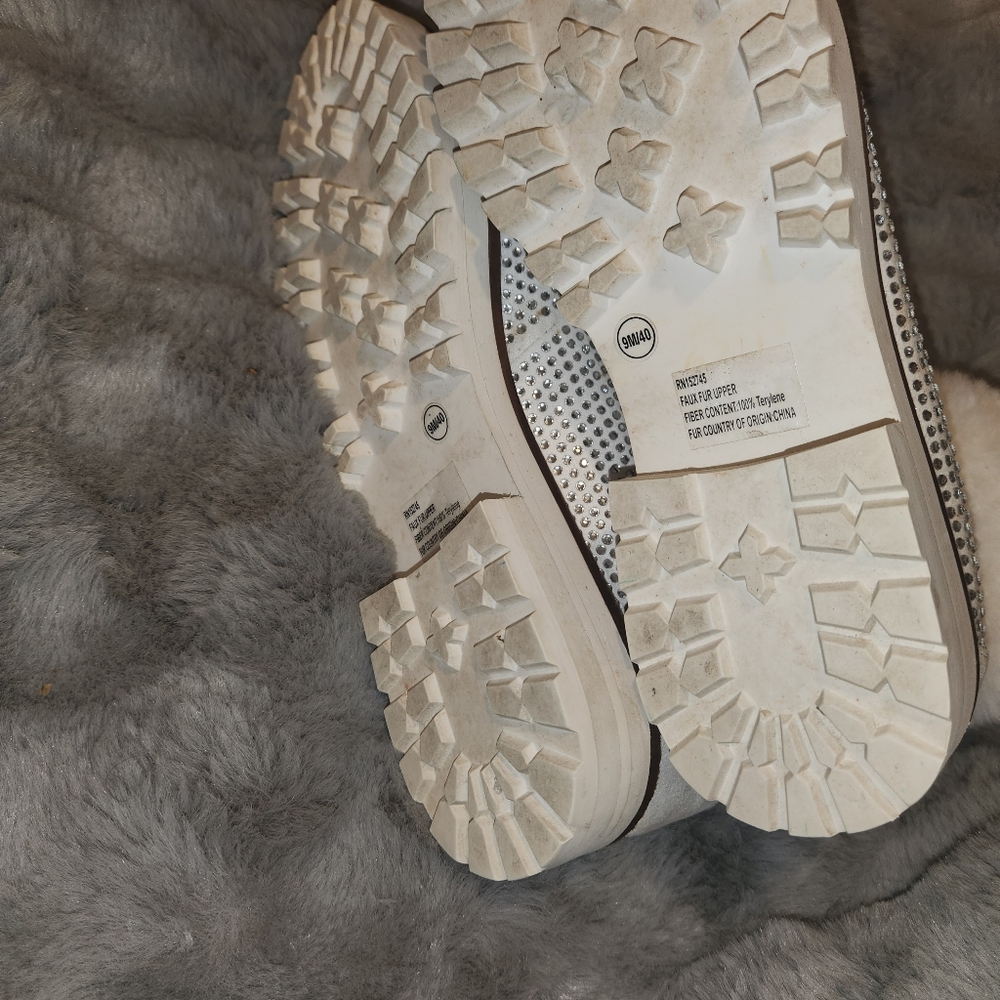 Jessica Simpson Size 9M Prexton Rhinestone Boots - Picture 5 of 9